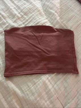 Aritzia TNA Tube Top in Dusty Rose